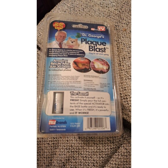 Dr. George's Plaque Blast Dog & Cat Oral‎ Spray Fresh Breath USA - As Seen On TV - Picture 2 of 4